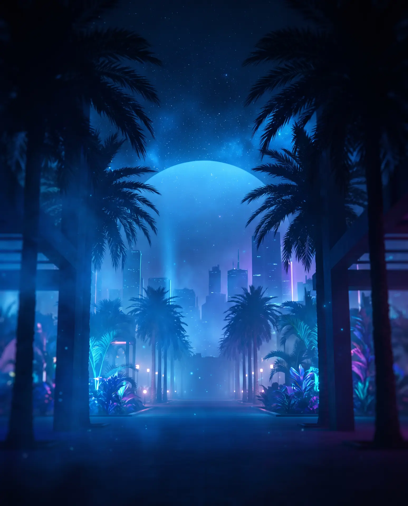 Prompt · Scena neon